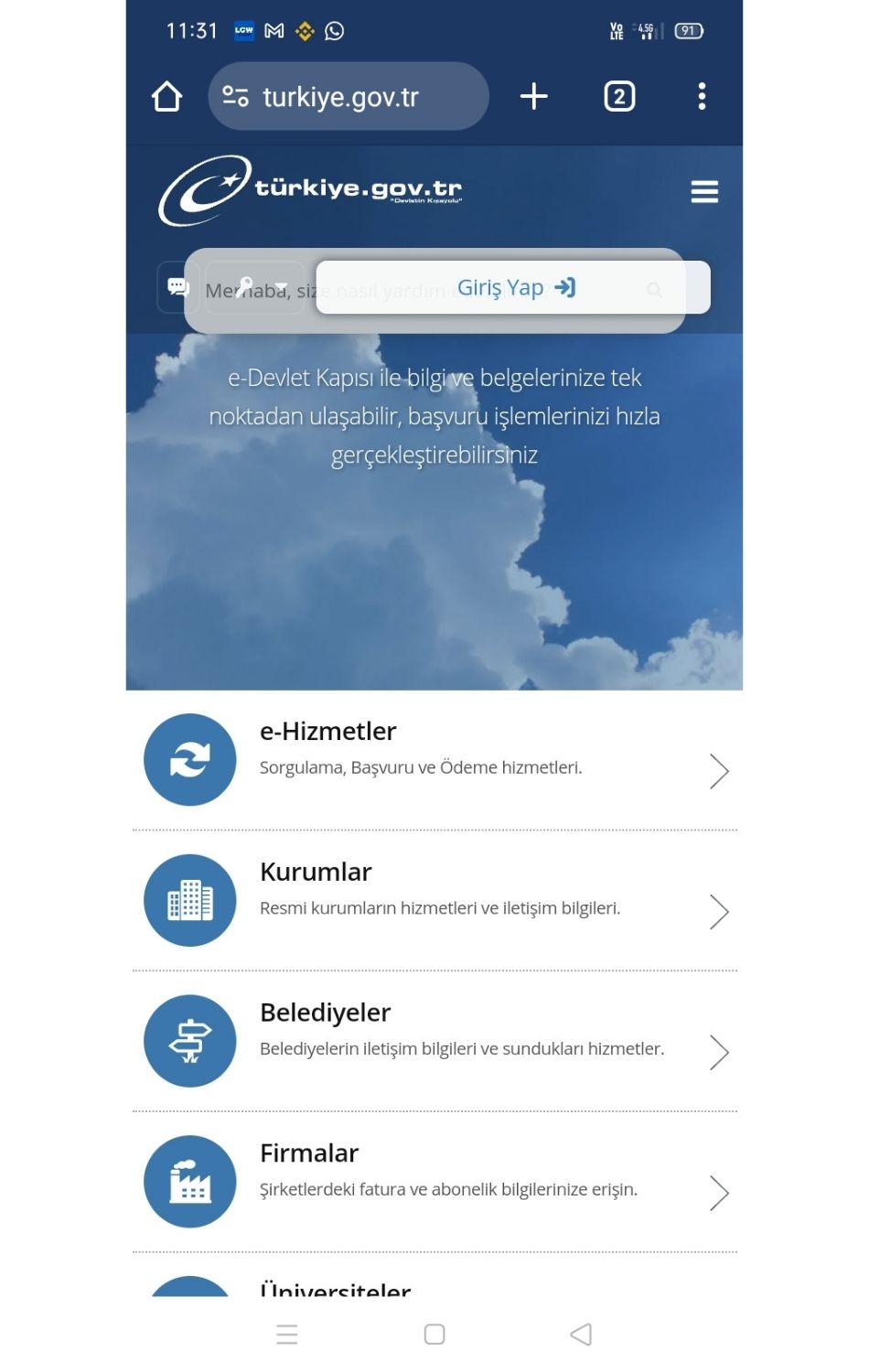 e-devlet nakil 