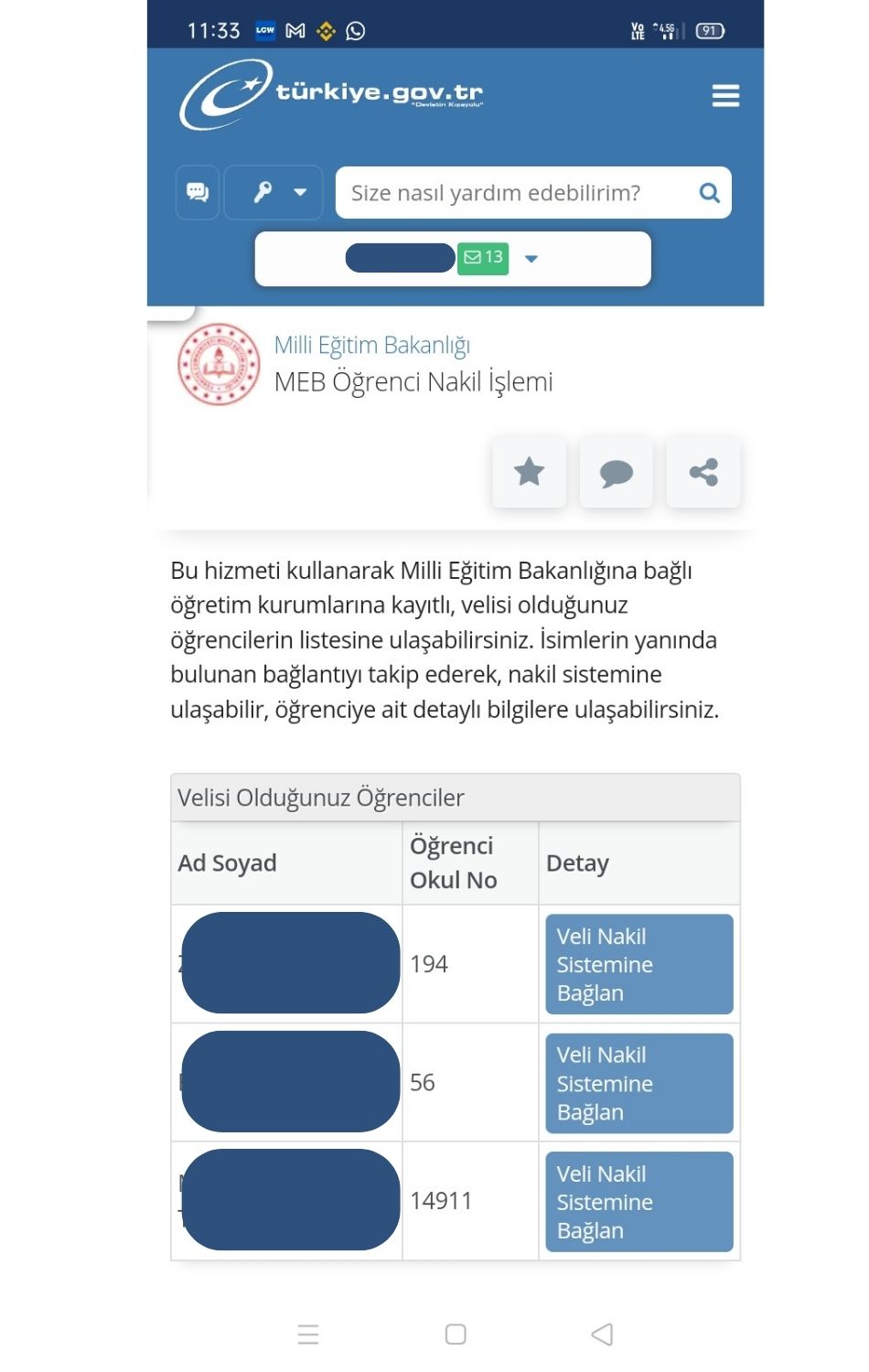 e-devlet nakil 