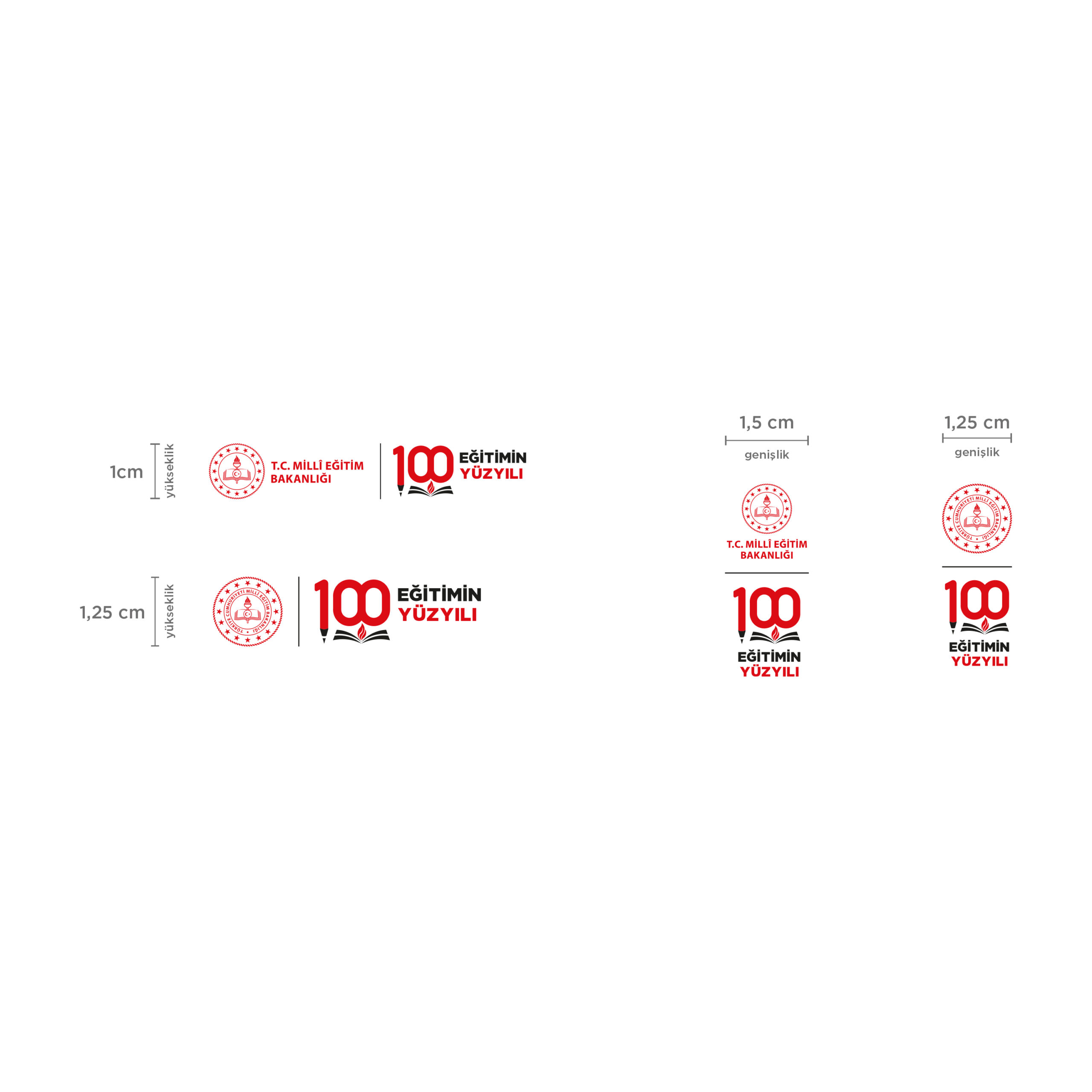 Eğitimin Yüzyılı Logosu Ölçüleri