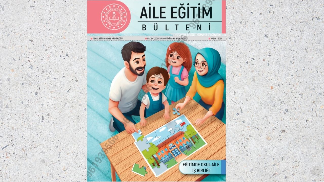 Okul Öncesi Aile Bülteni 2024 Kasım Sayısı Çıktı