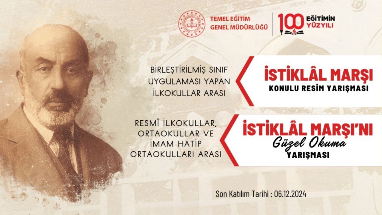 2025 İstiklal Marşını Güzel Okuma Yarışması Şartname Değerlendirme Takvim