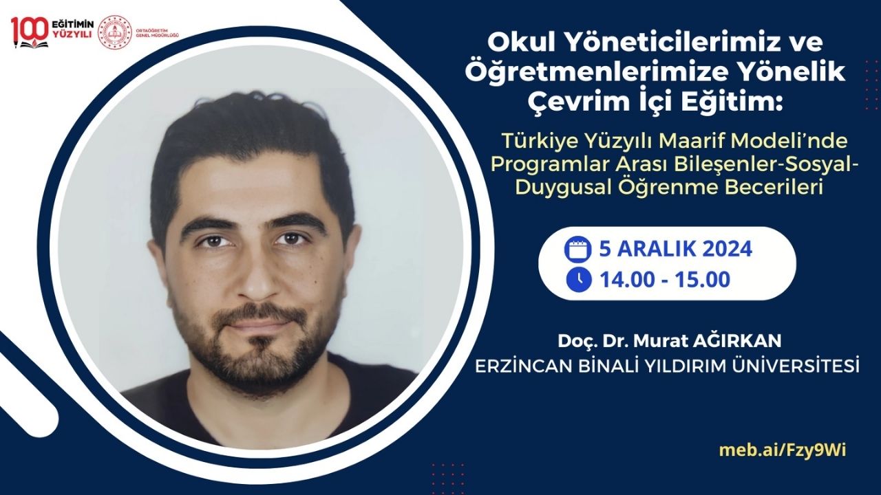 5 Aralık Maarif Modeli Çevrimiçi Toplantı Bğlantı Linki