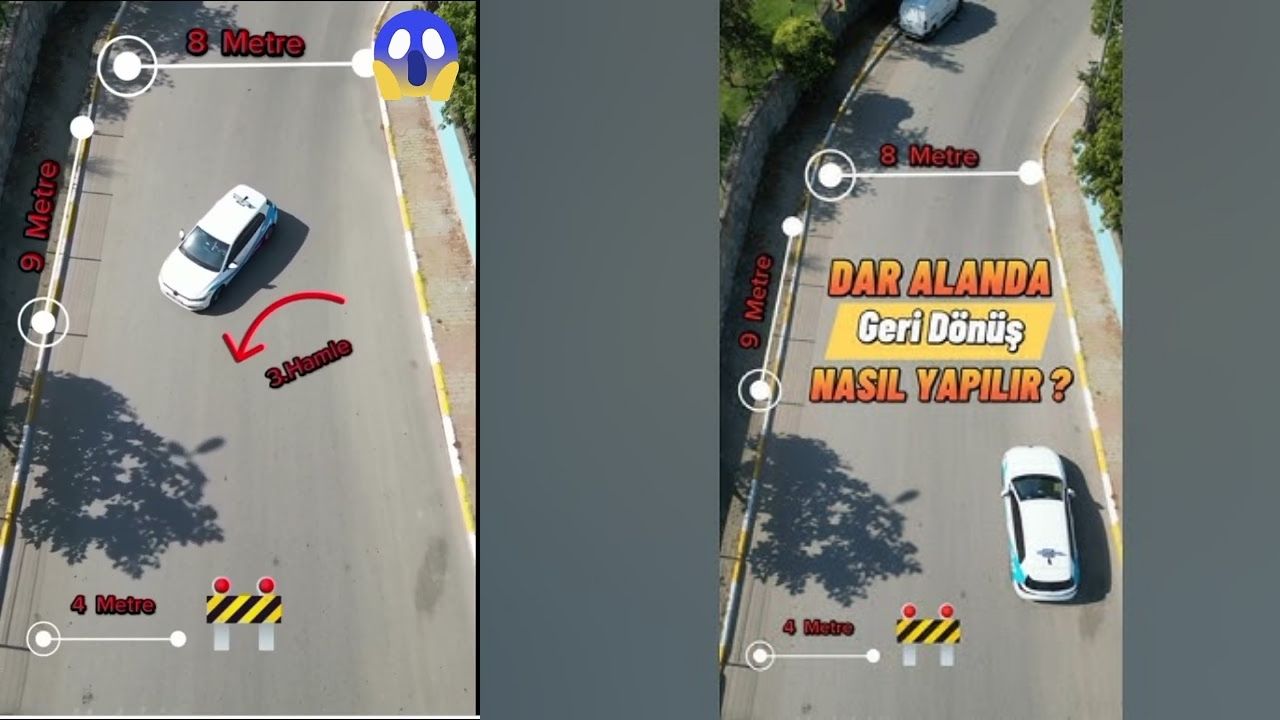 MTSK Sınavlarında Dar Alanda U Dönüş