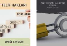 Telif Hakları Örnek Afişleri Üret, Koru, Saygı Duy: Telif Hakları Bizimle