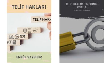 Telif Hakları Örnek Afişleri Üret, Koru, Saygı Duy: Telif Hakları Bizimle