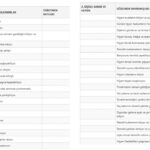 Yaşam Becerileri Gözlem Formu Doldurulmuş Tablo Uzun Versiyon 